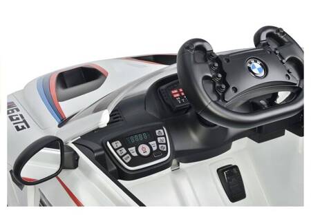  Białe BMW M6 GT3 Auto na Akumulator