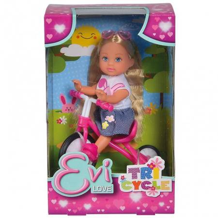  Lalka Evi na trójkołowym rowerku SIMBA