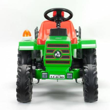  Traktor Na Akumulator Basic 6V + Przyczepka INJUSA
