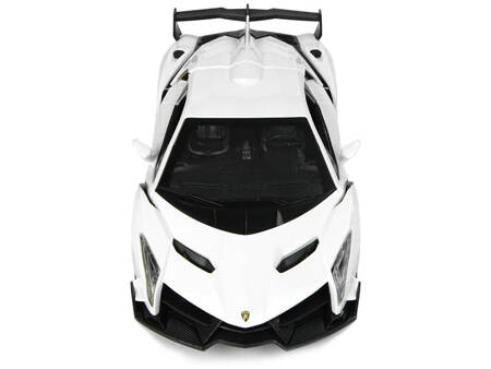 Auto Zdalnie Sterowane Lamborghini Veneno Biały 2,4 G Pilot Kierownica Dźwięk Światła