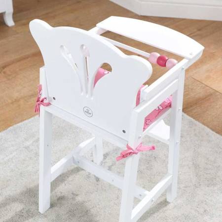 Białe Krzesełko do karmienia lalek Lil Doll Kidkraft 61101