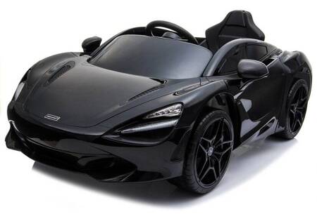 Czarny McLaren 720S Auto na Akumulator 