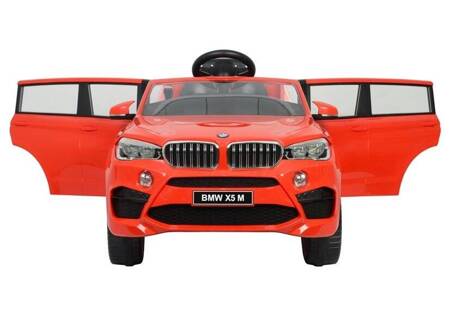 Czerwone Auto na akumulator BMW X5 M 
