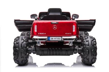 Czerwony Lakierowany Mercedes  Auto na Akumulator DK-MT950  4x4 