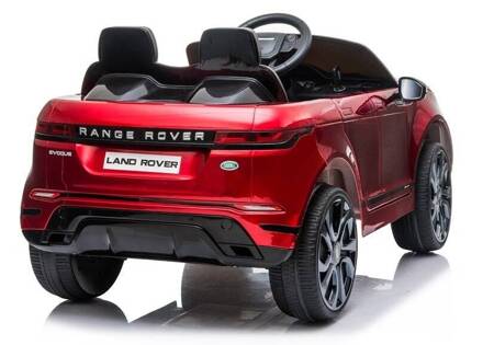 Czerwony Lakierowany  Range Rover Evoque Auto na Akumulator 