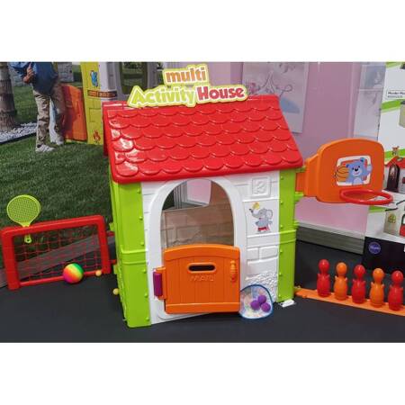 Domek Ogrodowy dla dzieci Multi Plac Zabaw 6 w 1 + Zestaw Gier
