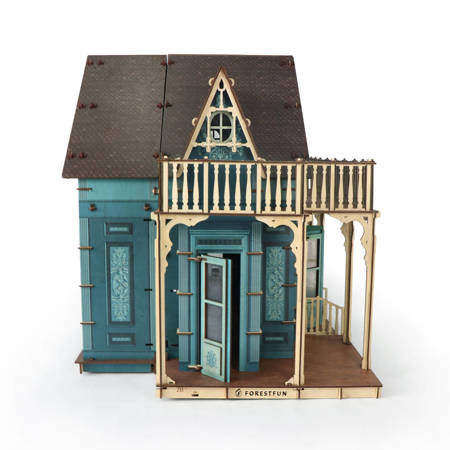 Domek dla lalek Grand Victorian Mansion Blue