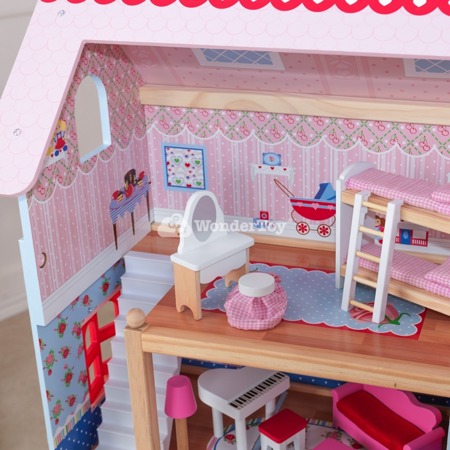 Drewniany Domek dla lalek Lexi Wonder Toy