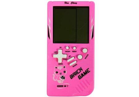 Gra Elektroniczna Tetris Brick Game Różowa