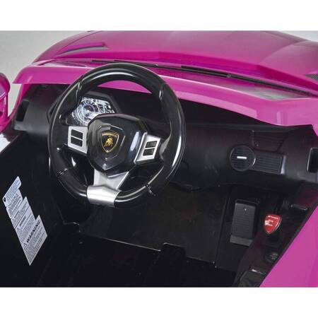 Lamborghini Aventador Pink samochód elektryczny 6V FEBER 