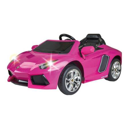 Lamborghini Aventador Pink samochód elektryczny 6V FEBER 